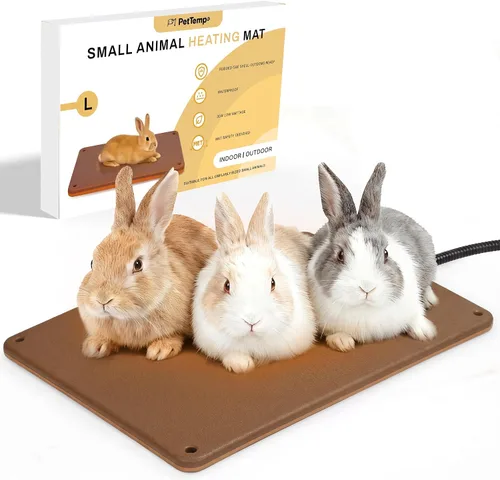 Vista 10 de Almohadilla térmica para animales pequeños, cama para animales pequeños, almohadilla térmica térmica de invierno para exteriores e interiores