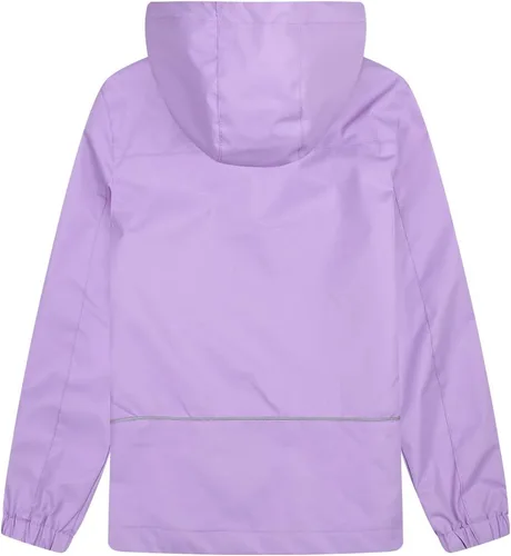 Vista 2 de Chaqueta impermeable con capucha para niños y niñas, rompevientos ligera e impermeable para niños