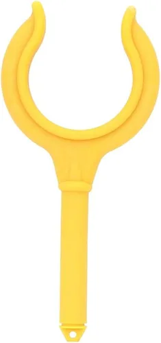 Vista 8 de Milltrip 2 unids Boat Oar Lock Fishing Rod Holder Soporte Marine Rubber Dinghy Accesorios (Amarillo)