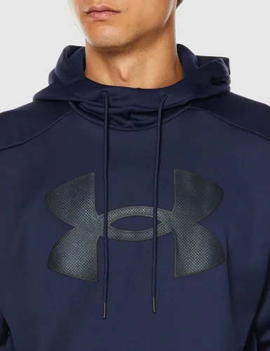 Vista 4 de Under Armour Sudadera con capucha de vellón ArmourFleece con logotipo grande para hombre