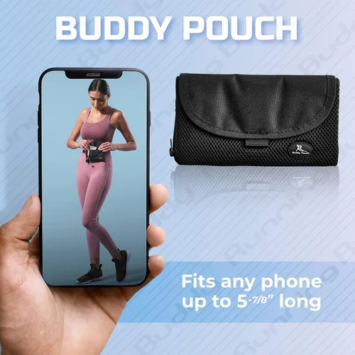 Vista 6 de Estuche personal magnético Running Buddy "Buddy Pouch" (6 pulgadas de largo x 4 pulgadas de ancho), negro, S