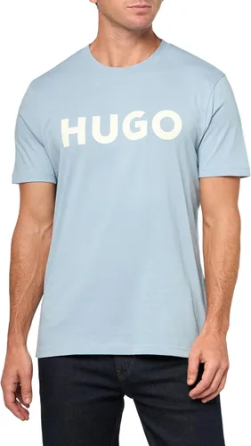 Vista 34 de Hugo Men's Print Logo Short Sleeve T-Shirt Blanco