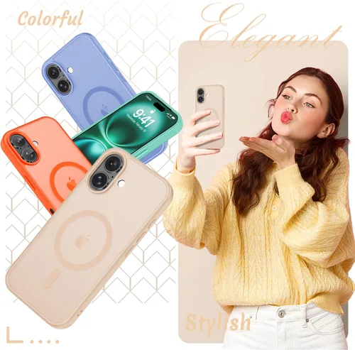 Vista 384 de Funda para Google Pixel 10 Pro XL, cubierta magnética mate, color negro Fit for MagSafe, Screen Protector included, Shockproof Military Grade