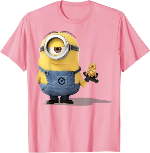 Vista 81 de Camiseta Despicable Me Minions Holding A Ginger Bread Minion Retrato Pequeña
