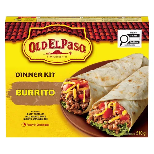 Vista 11 de Old El Paso Kit de cena de burrito, 510 g/18 oz {Importado de Canadá}