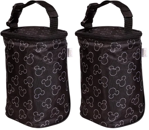 Vista 8 de Disney Baby by J.L. Childress TwoCOOL Enfriador de leche materna – Biberón doble y bolsa de comida – Paquete de hielo incluido – Se adapta a 2 – 4