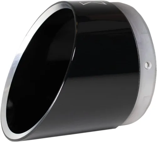 Vista 2 de KHROME WERKS 1801-1447 202885 HP-Plus 4.5" Silenciadores deslizantes para Touring - Negro con borde
