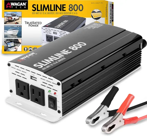 Vista 10 de Wagan 3716 500W Línea delgada Inversor de CA a CC 500W TrueRated Inversor de potencia con capacidad de sobrecarga de 1000W