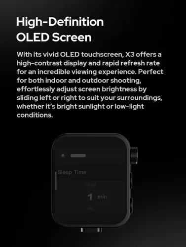 Vista 7 de Godox X3-S Disparador de flash inalámbrico 2.4G TTL HSS para Sony OLED touchscreen, built-in battery with quick charge, Bluetooth app control, 16