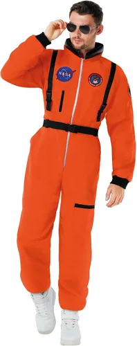 Vista 2 de Morph Disfraz de astronauta para adulto, traje espacial para hombre, disfraz de Halloween para hombre, trajes de astronauta, disfraces de la NASA