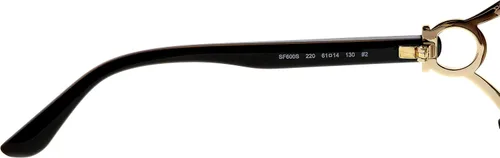 Vista 5 de Salvatore Ferragamo SF600S 220 - Lentes de sol color marrón oscuro perla 61 14 130 Marrón oscuro