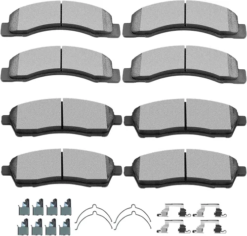 Vista 11 de SCITOO Juego de pastillas de freno de disco delanteras y traseras de cerámica para Ford Explorer 1995-2001, 1998-2002 para Ford Ranger, 1997-2001