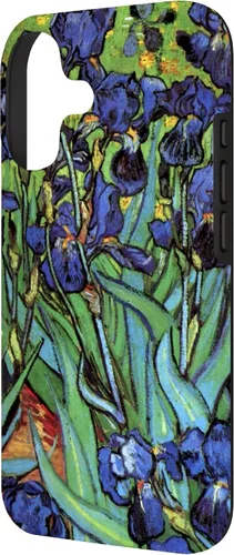 Vista 2 de Irises by Vincent Van Gogh, Flowers in a Garden - Carcasa para iPhone 17