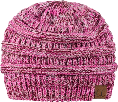 Vista 207 de C.C Trendy Warm Chunky Soft Stretch Cable Knit Beanie