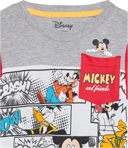 Vista 2 de Disney Camiseta de bolsillo con panel de cómics de Mickey & Friends para niños