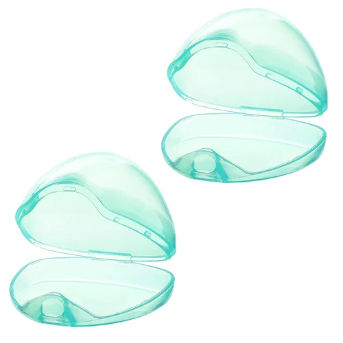 Vista 11 de Accmor Funda para chupete, estuche para chupete, contenedor para chupete para viajes, sin BPA, transparente, paquete de 2