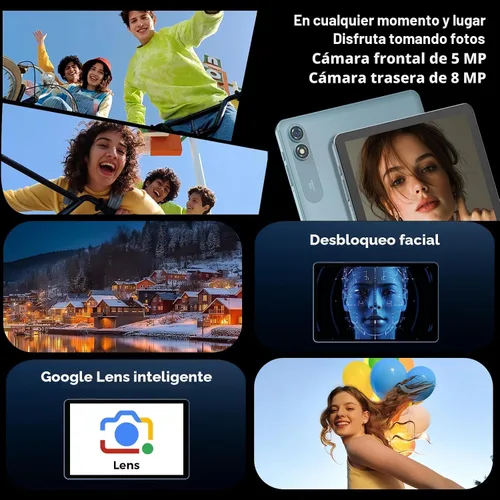 Vista 8 de Tablet Android 15 de 10 pulgadas, tableta 2026 con teclado, 24GB+256GB+2TB Expand, tabletas 2 en 1 con Gemini AI, Octa-Core, 8000mAh, WiFi 5G