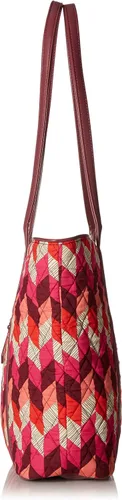Vista 3 de Vera Bradley Bolso tote Vera recortado pequeño de algodón para mujer
