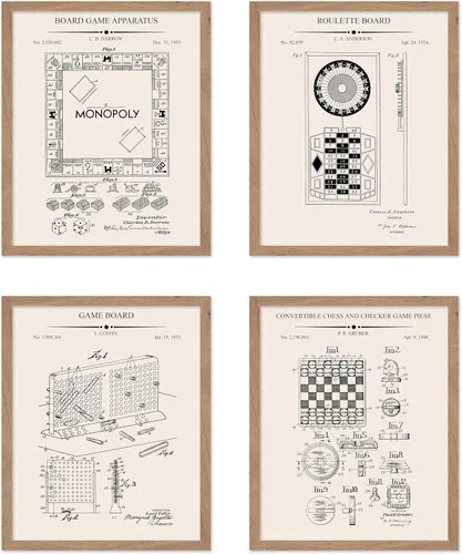 Vista 48 de Poster Master Póster de juguete de construcción de 2 piezas, estampado de patente de bloques de construcción, arte de minifigura, diseño