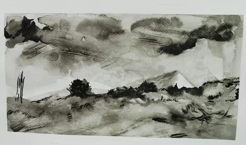 Vista 6 de Pebeo Graphic India - Tinta (1.5 fl oz), color negro
