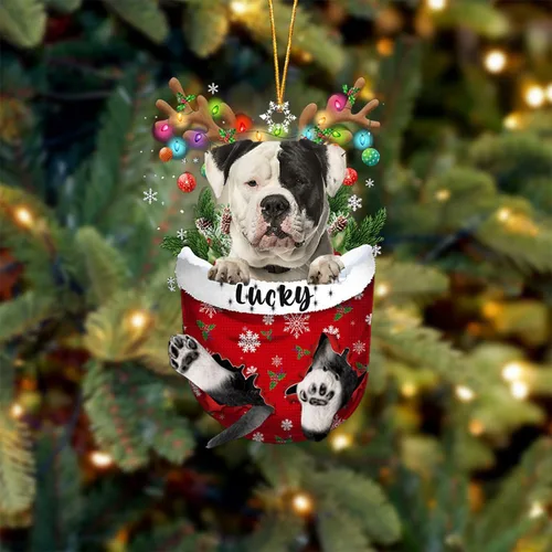 Vista 38 de Adorno de Navidad personalizado para perro Airedale Terrier en bolsillo de nieve, adorno para árbol de Navidad, idea de regalo para amantes