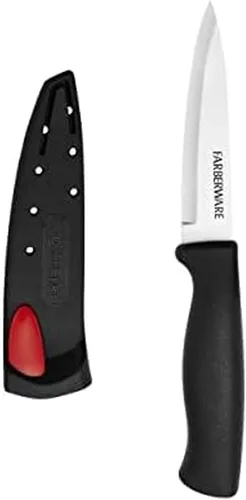 Vista 7 de Farberware 5158146 EdgeKeeper - Cuchillo utilitario, 4.5 pulgadas, color negro