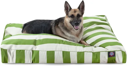 Vista 16 de Majestic Pet Cama rectangular grande para perros con rayas lavable, cama antideslizante y cómoda para mascotas, cama para perros con funda extraíble