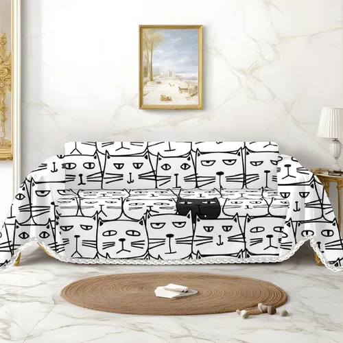 Vista 10 de Funda de sofá con estampado de limón, fundas de sofá resistentes a las manchas, protector universal de muebles Multi4