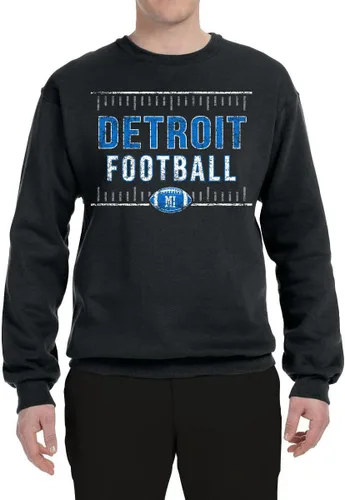 Vista 3 de Wild Bobby Detroit Fan DET Fantasy Football Sports Sudadera unisex con cuello redondo