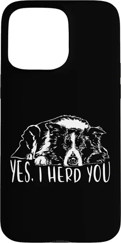 Vista 31 de Border Collie I Herd You Herd You Dog Funny Dog Saying Case for iPhone 17