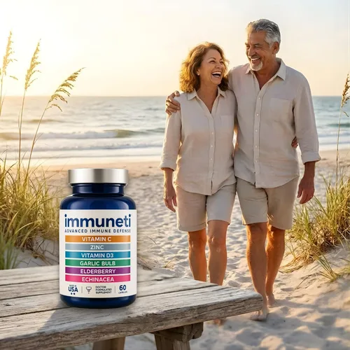 Vista 4 de Immuneti Advanced Immune Support – Suplemento de apoyo inmunológico avanzado 6 en 1 de inmunidad diaria formulado por médicos – Fabricado en Estados
