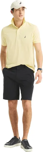 Vista 36 de Nautica playera polo clásica de mangas cortas, color sólido, para hombre
