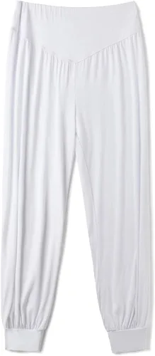 Vista 2 de Pantalones de algodón modal para mujer de AvaCostume, pantalones suaves para practicar yoga o deportes.