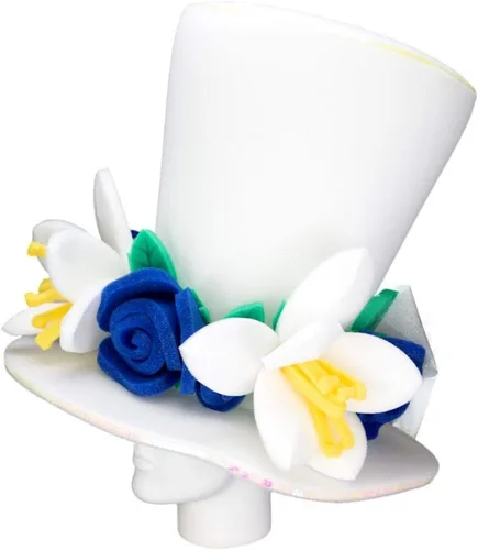 Vista 95 de Foam Party Hats: Feathers Princess Crown – Handmade Fancy Feather Crown for Weddings, Parties & Costumes
