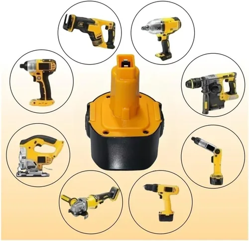 Vista 7 de 9.6V Ni-MH Battery Compatible with DeWalt DW9061 DW9062 Replacement for DE9061 DE9036 DE9062 Cordless Drill Impact Driver & Saw Extended 2.0Ah