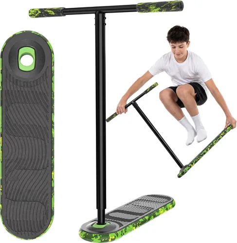 Vista 15 de Indo the Trick Scooter - Tramp Scoot for Teenagers & Adults Negro