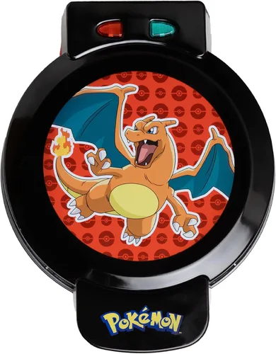 Vista 11 de Uncanny Brands Máquina de gofres Pokémon Bulbasaur - Haz gofres Bulbasaur - Electrodoméstico de cocina