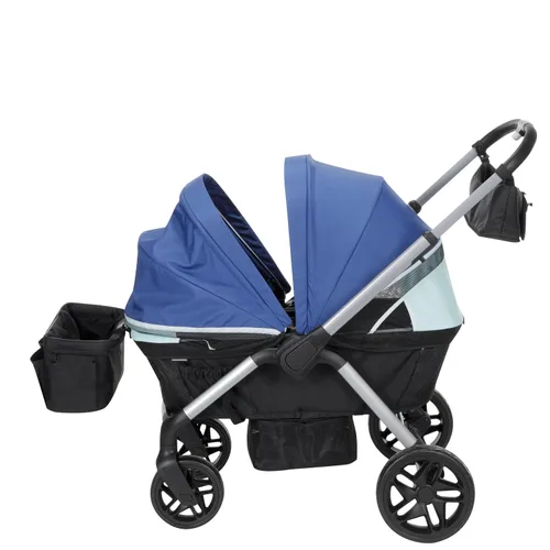 Vista 22 de Safety 1st Summit Wagon - Cochecito para 2 niños con bandeja extraíble en la calle alta