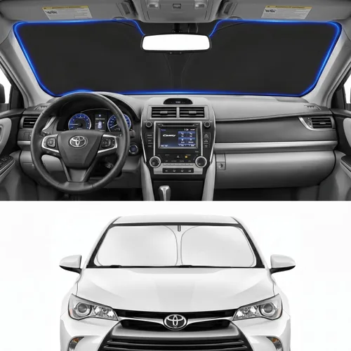 Vista 44 de Parasol para parabrisas para BMW X1 E84 2016-2024 2025, accesorios – Cubierta de parasol para parabrisas de ventana delantera, ajuste personalizado