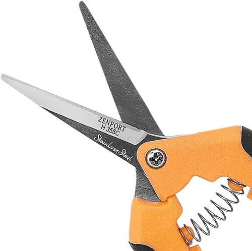 Vista 3 de Zenport Podadora curvada hidropónica de Microblade H355C, hoja de acero inoxidable
