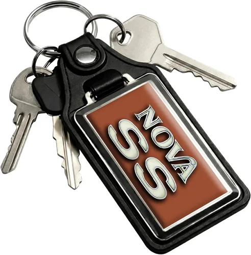 Vista 59 de Brotherhood Car Key Chain for Nova - Classic Models Keychain for Men and Blanco antiguo - Personalizado 1975