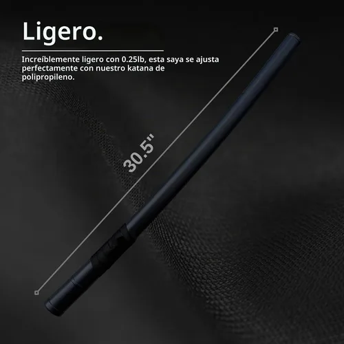 Vista 5 de E-BOGU Equipo de espada de entrenamiento de polipropileno para artes marciales (39") con vaina negra de Saya