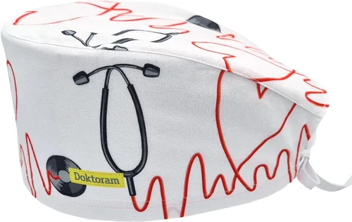 Vista 84 de Print Scrub Caps - Sombrero perfecto para enfermeras, médicos y EMTs..