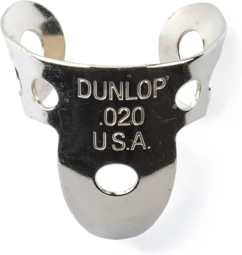 Vista 10 de Jim Dunlop 33P013 .013 pulgadas dedo de plata de níquel y thumbpicks