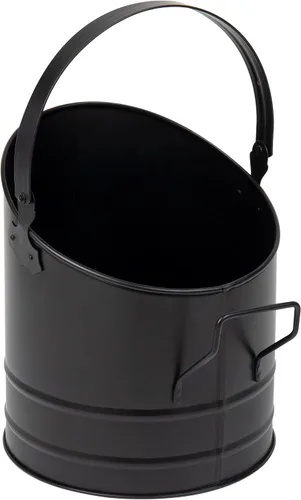 Vista 7 de Mind Reader Cubo para cenizas para chimenea, capacidad de 6 L (1.5 galones), estufa de leña, accesorios para chimenea, metal, 9 pulgadas de largo x
