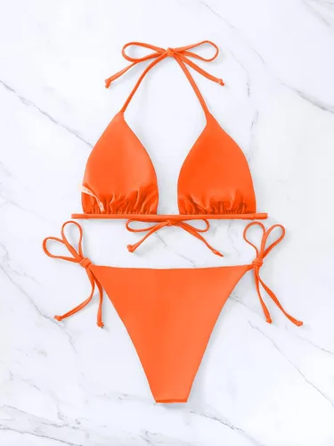 Vista 21 de Rajputana Conjunto de bikini para mujer, traje de baño brasileño de dos piezas con tanga