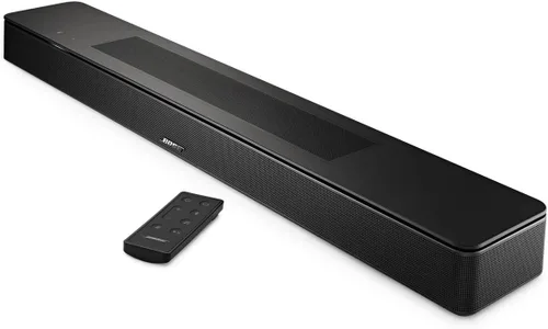 Vista 6 de Bose Nueva barra de sonido inteligente Dolby Atmos, paquete negro con altavoces envolventes inalámbricos (par), módulo de graves 500