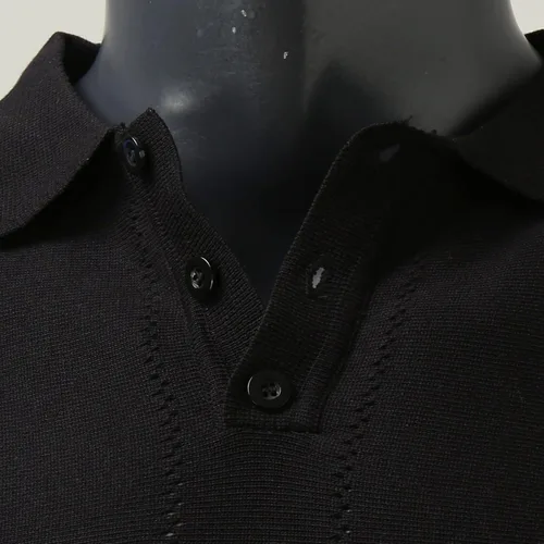 Vista 7 de Mens Fashion Casual Button Lapel Short Sleeve T Shirt Jacket Top Male Casual Printing Sports Tennis T Shirt