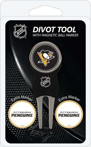 Vista 20 de Team Golf NHL Adult-Unisex Divot Tool Pack with 3 Golf Ball Markers