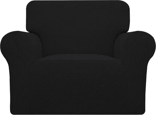 Vista 256 de Easy-Going - Funda elástica sobredimensionada para sofá, 1 pieza, protector muebles, suave, parte inferior elástica, para niños, tela jacquard